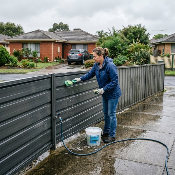 Colorbond Fencing - Step 4: Fitting Colorbond Panels, Rails, Caps and Gates in Dandenong