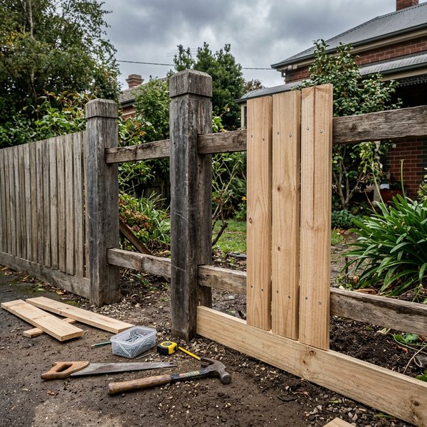 A Stable Boundary Through Wet and Windy Weather - Fence Repairs in Dandenong